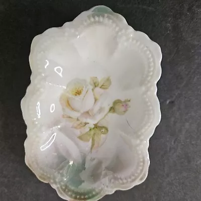 Leuchtenburg Germany Mini Dishes Pink Rose 3.5  Long Vintage • $7.85