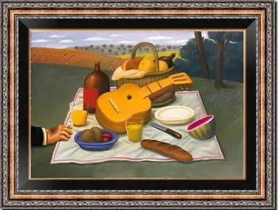 $199 • Buy Hand Painted Oil Painting Reproduction Of Fernando Botero Picnic On Canvas 24x36