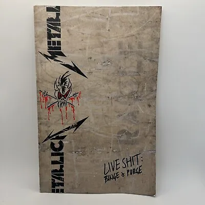 METALLICA Live Shit Binge & Purge Book Only In Good Condition. • $12.95