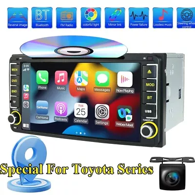 For Toyota Tundra RAV4 4Runner Prado Camry Car CD DVD Radio Stereo+camera+US Map • $129.90