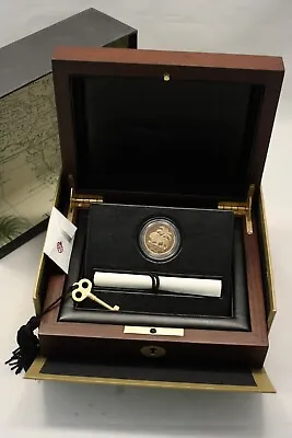 2010 East India Company 1 Mohur Proof Gold Coin Original Case & Key W/ COA • $1795