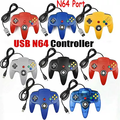 Game Controller For Nintendo N64 USB Gamepad For N64 Konsole PC Mac OS Raspberry • $37