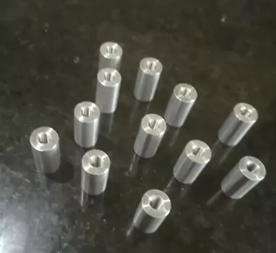 £5.20 • Buy Threaded Aluminium Spacers Standoff Bush Various Diameters Lengths M4 To M12