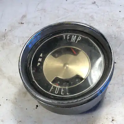 1959 Studebaker Lark Amp Temperature Fuel Dash Gauge • $40