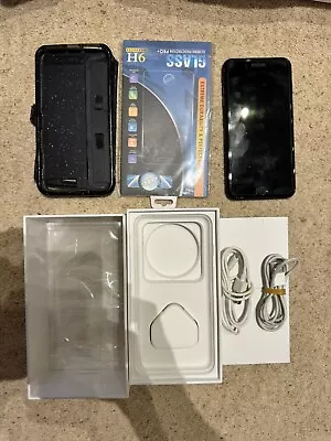 Genuine Used Unlocked Apple Iphone 7 Plus 128gb Black Fully Boxed Inc Inserts • £102