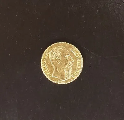 Gold Mexican Wedding Token 1865 - Mexico Las Arras Matrimoniales • $11