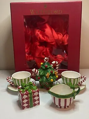 Boxed Waterford Holiday Heirlooms 7PC Mini Tea Set For Two • $65.63