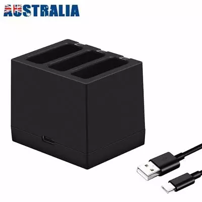 3-Channel Battery Charger USB Dock Base For Gopro Hero 5 6 7 8 Black Camera D • $11.99