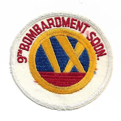 USAF 9th BOMBARDMENT SQUADRON B-52 Era Patch • $11.99