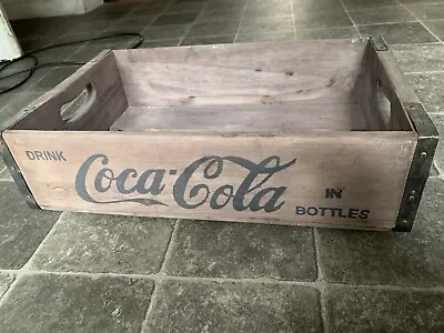 Coca Cola Vintage Style Wooden Soda Crate • £19