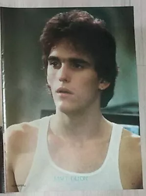 MATT DILLON Tank Top Matthew Broderick PIN UP POSTER Thai Magazine 80s Clipping • $19.99