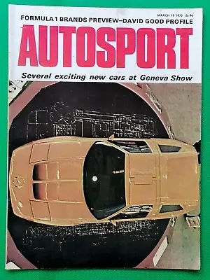 Autosport 19/3/70* SNETTERTON F3 - MONZA 5 HOURS -TARUFFI & MARQUIS  DE PORTAGO • £5.99