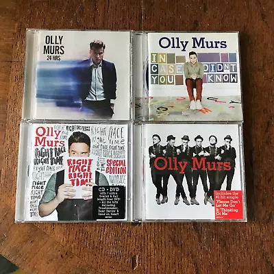 4 Olly Murs CD/DVD Bundle Right Place Right Time In Case You Didn't Know 24 Hrs • £5.74