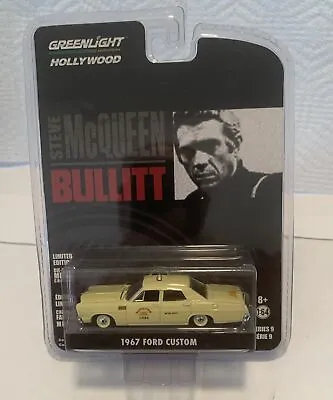 Greenlight 1/64 Steve McQueen 1967 Ford Custom • $12.95