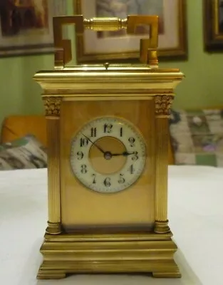 £1496.34 • Buy ANTIQUE FRENCH STRIKING REPEATER CARRIAGE CLOCK By ARSENE MARGAINE