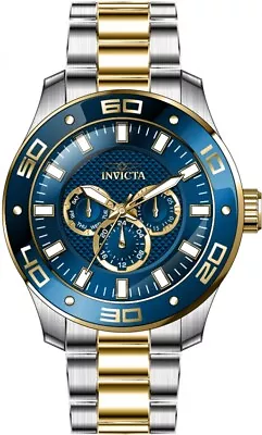 Invicta Pro Diver Scuba GMT Date Quartz Blue Dial Men's Watch 45760 • $61.11