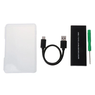 $42.31 • Buy USB 3.1 Type-C To M Key M.2 SSD Enclosure Case With Cable For Intel 600P NGFF