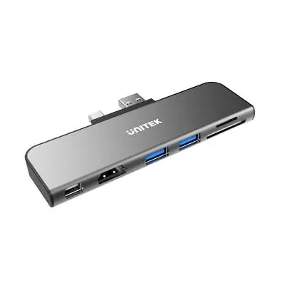 $29.98 • Buy 6-In-1 USB3.1 Gen1 Hub For Surface Pro SD/Micro SD/HDMI/Mini DP Unitek D1021A