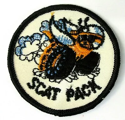 1960's Dodge SCAT PACK Car NASCAR MOPAR Embroidered Shirt Jacket Patch • $19.99