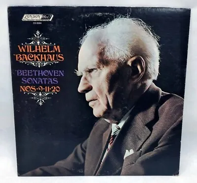 Wilhelm Backhaus Beethoven Sonatas Nos 9 11 20 1969 Vinyl LP Record CS 6584 • $8.97