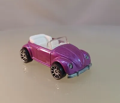 Hot Wheels Volkswagen Beetle Convertible Mystery Cars Pink 10SP - 2007 • $8.99