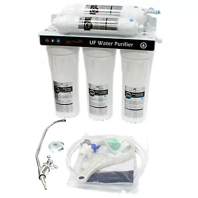 5 Stage Home Drinking Water Filter Purifier Ultra-filtration Fiber RO System • $59.99