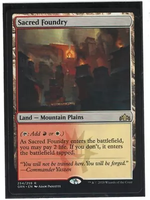 MTG Magic Gathering Sacred Foundry Guilds Of Ravnica Wizards Coast 2018 • $14.99