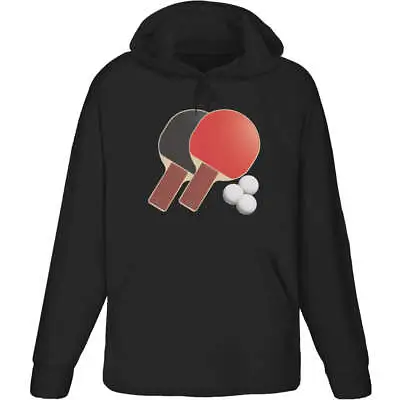 'Ping Pong Paddles And Balls' Adult Hoodie / Hooded Sweater (HO039523) • $31.11