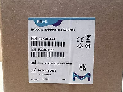 IPAK Quanta Polishing Cartridge Ion-Exchange UltraPure For Milli-Q IQ 7000 & EQ • $529.99