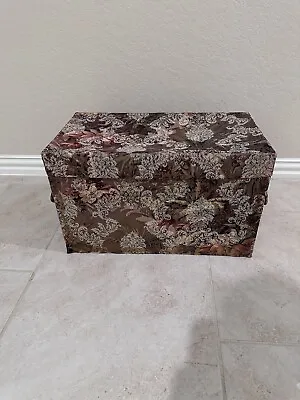 Vintage Raymond Waites Collection  Once Upon A Rose  Fabric Chest Box • $125