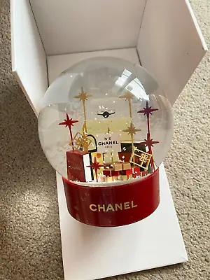 New Authentic CHANEL Beaute No.5 Perfume Snow Globe Christmas Limited Edition • $165