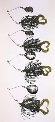 Spinnerbaits Weedless   Leopard Frog  2-3/8 & 2-1/2 W/Trailer  • $17