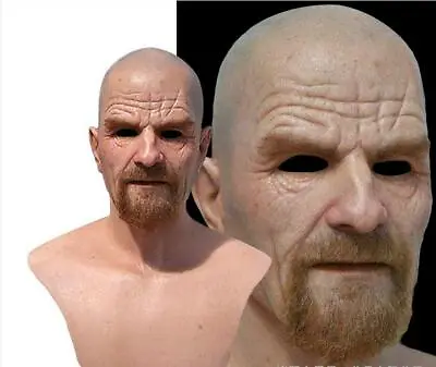 Breaking Bad Walter White Halloween Cosplay Mask Soft Latex Helmet 3D Props • $47.78