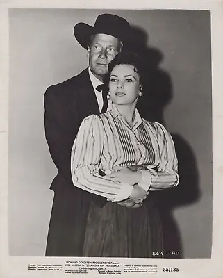 Joel McCrea + Miroslava In Stranger On Horseback (1955) 🎬⭐ Vintage Photo K 306 • $15.99