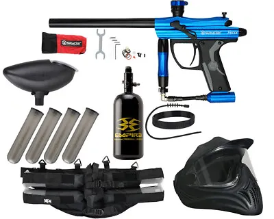 New Kingman Spyder Fenix Legendary Paintball Gun Package Complete Kit - Blue • $256.74