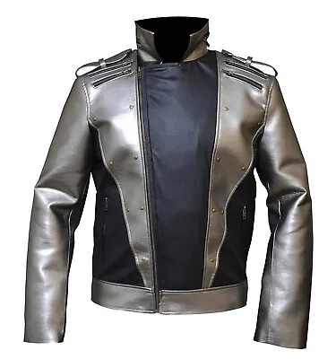 X-Men Quick Silver Apocalypse Evan Peters Cosplay Costume Faux Leather Jacket • $103.45