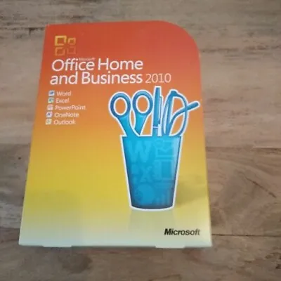 £39.99 • Buy Microsoft Office 2010 Business Home, Word ,Excel ,Powerpoint ,Outlook ,One Note