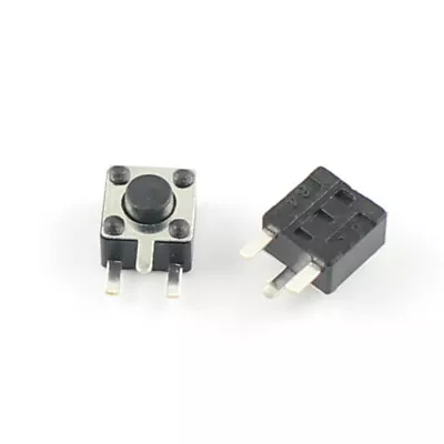 100Pcs Momentary Tactile Tact Push Button Switch 3 Pin Right Angle 4.5x4.5x3.8mm • $3.99