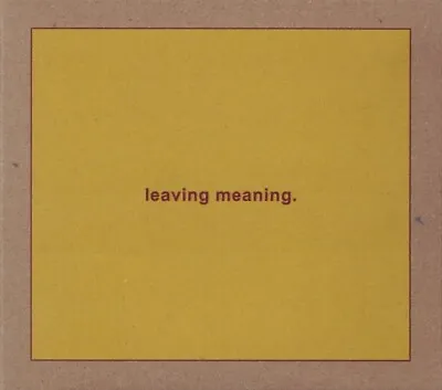 Swans - Leaving Meaning 2XCD Signed By Michael Gira Mint Unplayed Stock Jarboe • $24.99