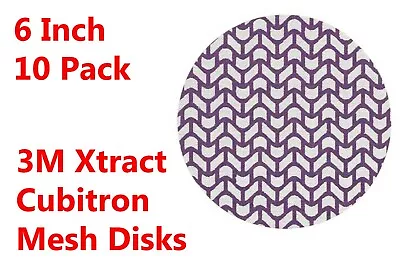 $13.29 • Buy 3M™ 710W Xtract™ 6  Net Sanding Discs Cubitron II ™ Hook And Loop 10 Pack