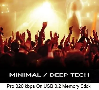 Minimal Deep Tech Back Catalogue 9000 High Quality DJ Friendly MP3’s (On USB) • £49.99