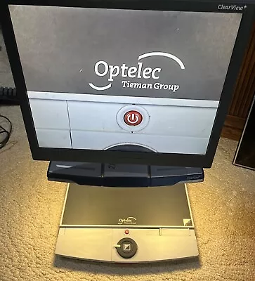 Optelec Clearview + Plus TFT 19-Inch Monitor Ultra Flexible Arm Video Magnifier • $525