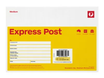 10 X Express Post Medium (C5) Envelope - 10 Pack RRP $88.50 FREE POST • $87.50