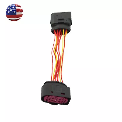 New 10 To 14 Pin Xenon HID Headlamp Headlight Connector Adapter For VW US • $16