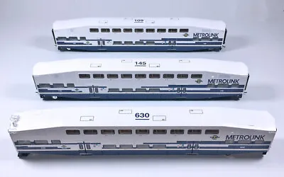1:87 HO Athearn 2580 Metrolink 10th Aniversary Bombardier 3 Coach Set - NOS NICE • $239.95