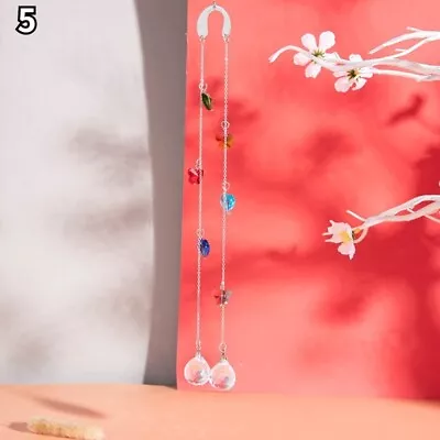 £11.86 • Buy Colorful Crystal Ball Prisms Suncatcher Hanging Pendant Wind Chimes Light Decor