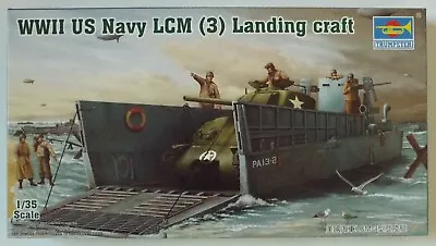 1/35 WWII US Navy LCM (3) Landing Craft Trumpeter #00347 Factory Sealed MISB • $54.99