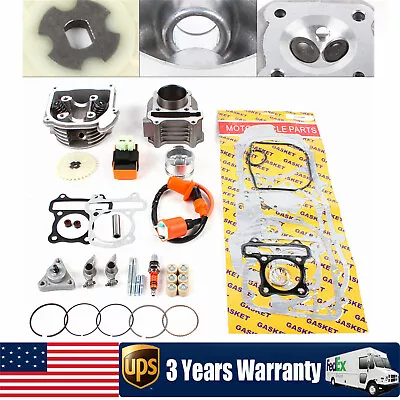 Big Bore Cylinder Piston Kit GY6 100cc Scooter Moped 1P39QMB 139QMB  50mm • $62.70