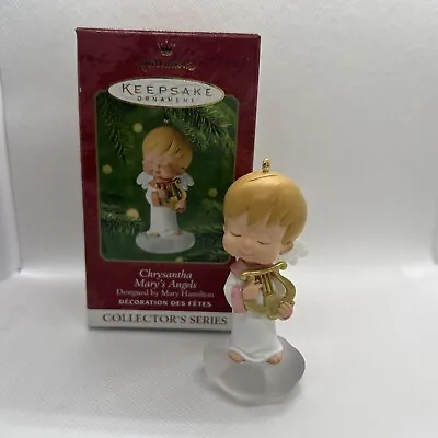 2001 Hallmark Keepsake Ornament Chrysantha Mary's Angels 14th Collectors Series • $5