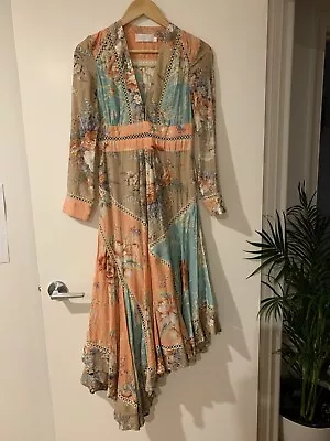 Zimmermann Cotton Silk Maxi Dress Size 1 • $150